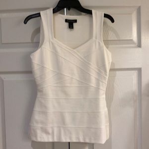 White House black market white blouse